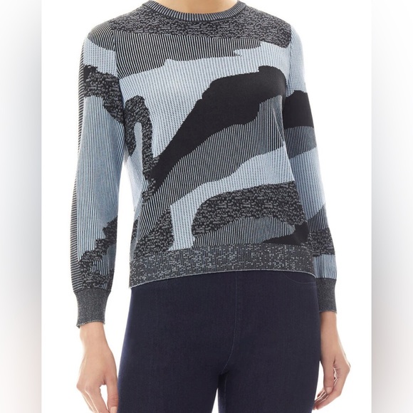 Ming Wang Abstract Sweater - mint condition - Picture 1 of 6